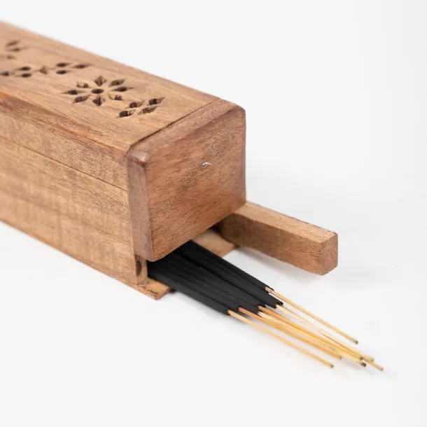 Acacia Wood Incense Box