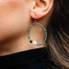 Alba Pearl Seed Hoop Earrings