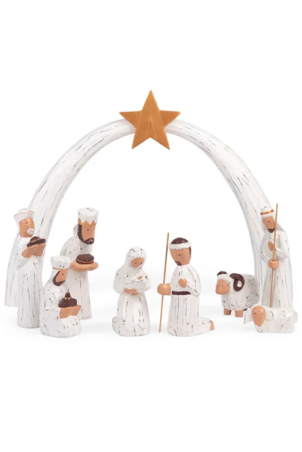 Albesia Wood Nativity