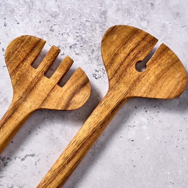 Albesia Wood Salad Servers