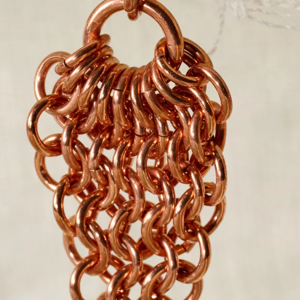 Alma Copper Waterfall Drop Earrings