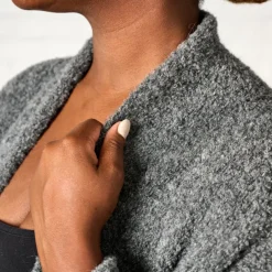 Alpaca Wool Duster Cardigan - Gray