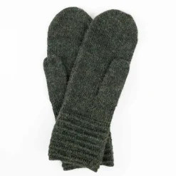 Alpaca Wool Mittens - Forest