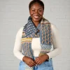 Amba Color Block Wool Scarf