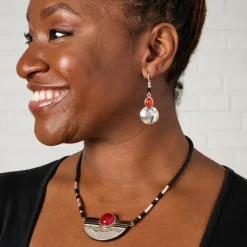 Amellal Tuareg Silver Drop Earrings