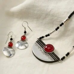 Amellal Tuareg Silver Drop Earrings
