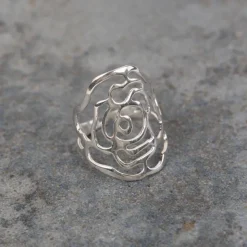 Amita Floral Statement Ring