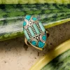 Amkha Silver & Turquoise Ring