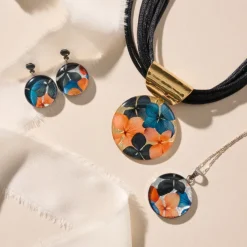 Antonella Flower Petal Drop Earrings