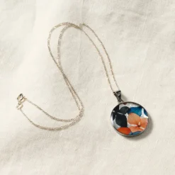 Antonella Flower Petal Pendant Necklace