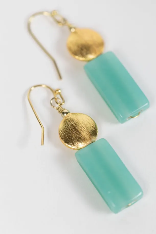 Aqua Sentry Drop Earrings