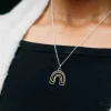 Arco Rainbow Charm Necklace