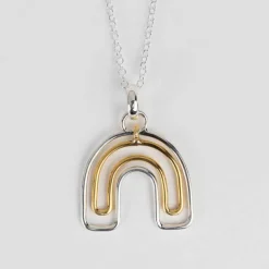 Arco Rainbow Charm Necklace