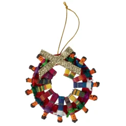 Around the World Wreath Ornament
