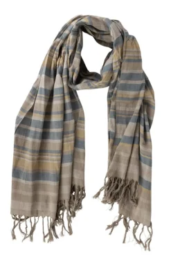 Autumnal Bliss Striped Scarf