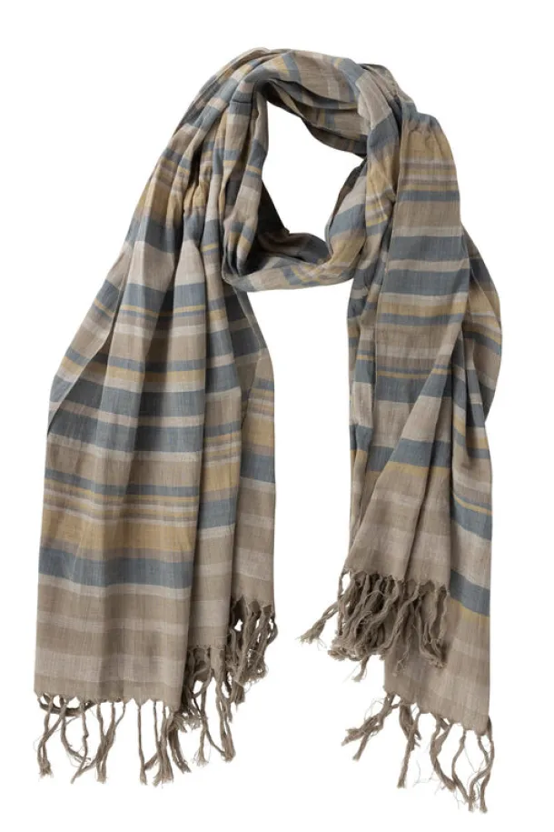 Autumnal Bliss Striped Scarf