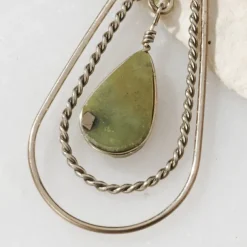 Ayni Serpentine Stone Earrings