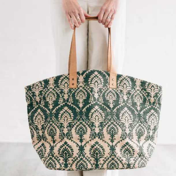 Azmin Damask Tote