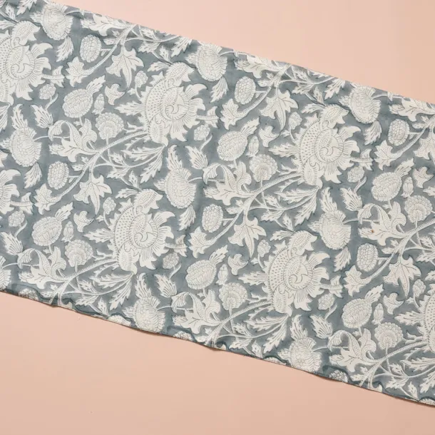Baadal Blockprint Table Runner