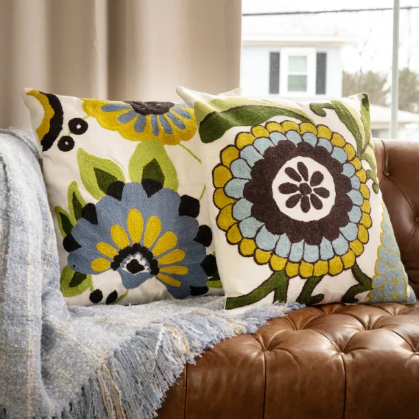 Baga Embroidered Pillow