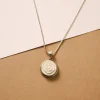 Bagaica Rose Carved Bone Necklace