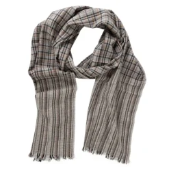 Bagmati Houndstooth Wool Scarf