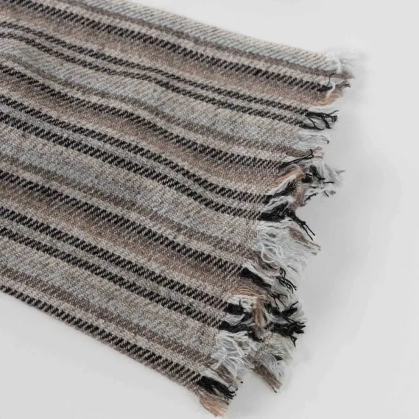 Bagmati Houndstooth Wool Scarf