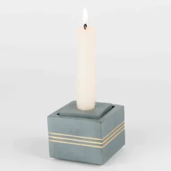 Bahu Stone Candleholder - Tea Lights & Tapers