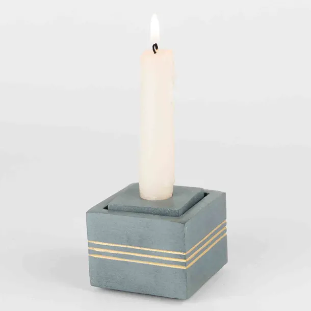 Bahu Stone Candleholder - Tea Lights & Tapers