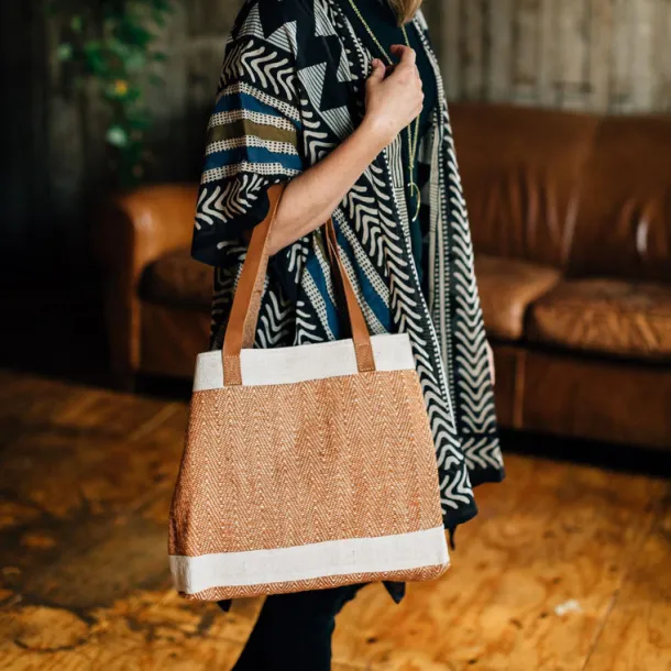 Balmy Jute & Cotton Bag
