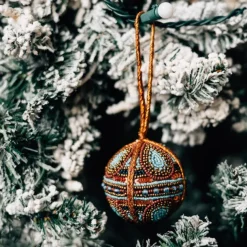 Beaded Ball Ornament