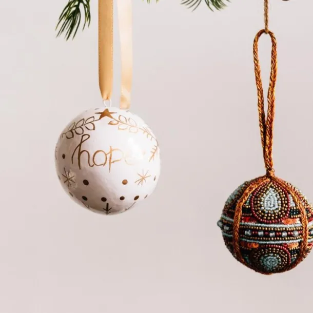 Beaded Ball Ornament
