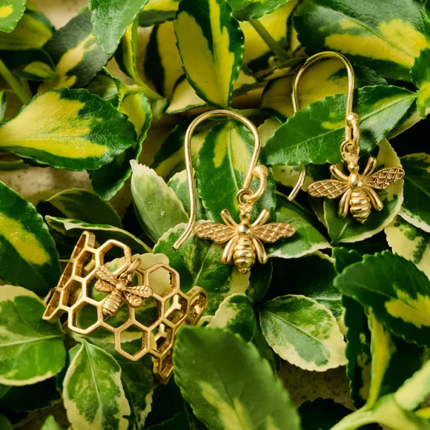 Bee Charmed Honeycomb Ring