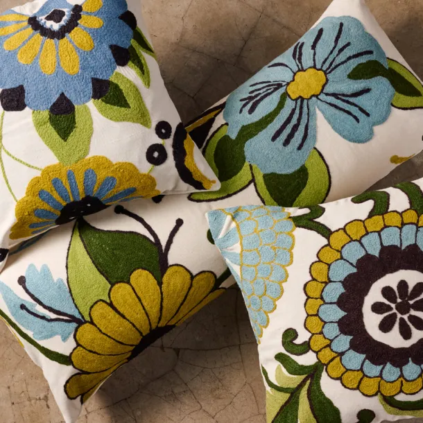 Bela Embroidered Pillow