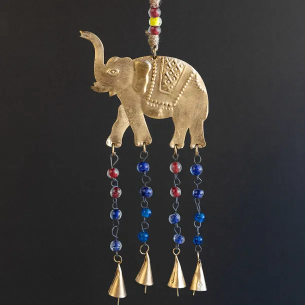 Bhaagy Lucky Elephant Recycled Iron Chime