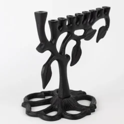 Botanical Leaf Menorah