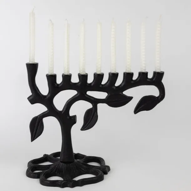 Botanical Leaf Menorah
