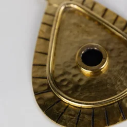 Brass Mvua Pendant Necklace