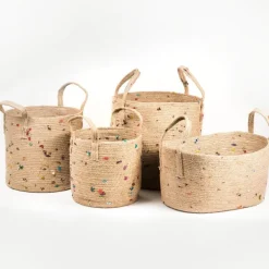Bright Bits Jute Basket
