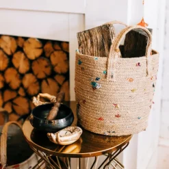 Bright Bits Jute Basket