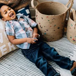 Bright Bits Jute Basket