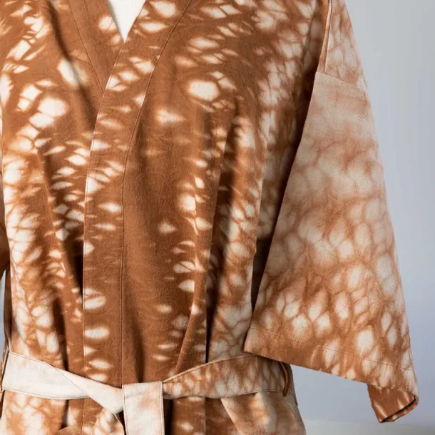 Caramel Tie Dye Robe