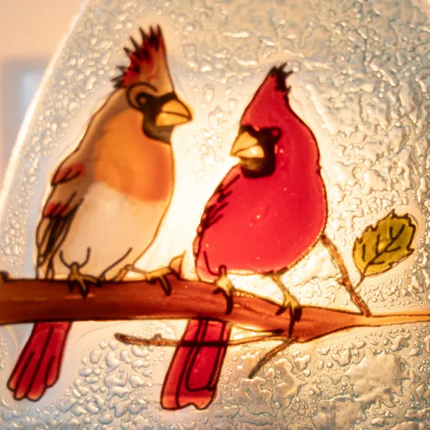 Cardinal Couple Nightlight