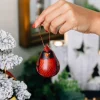 Cardinal Gourd Ornament