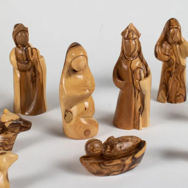 Carved Olive Wood Nativity