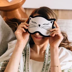 Cat Nap Velvet Sleep Mask