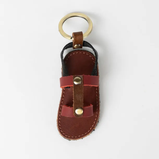 Chappal Mini Sandal Leather Keychain