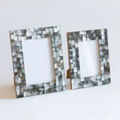 Charcoal Grid Frame