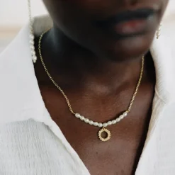 Charm & Pearl Necklace
