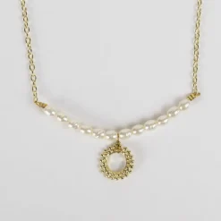 Charm & Pearl Necklace
